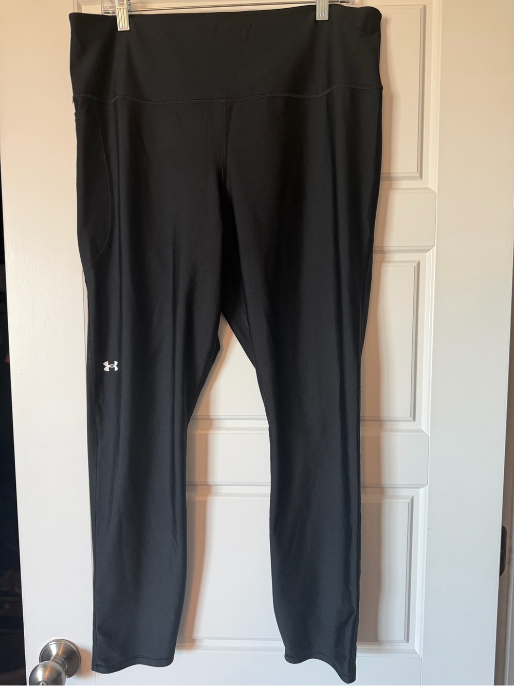Under Armour Black Workout Tights with Logo
